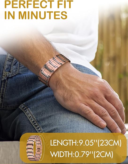 COPPER MAGNETIC BRACELET FOR MEN